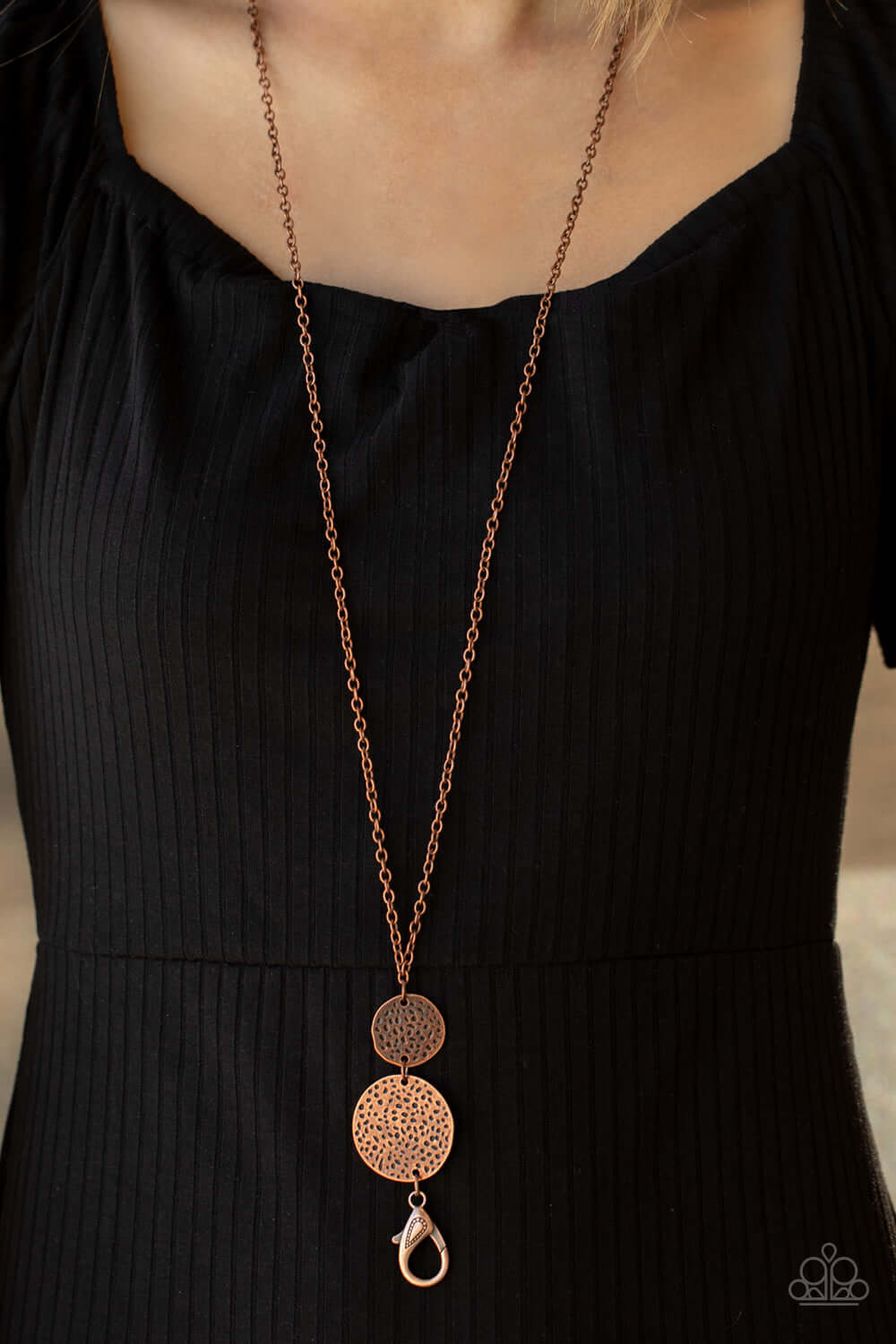 Shoulder To Shoulder - Copper Paparazzi Accessories Necklace $5 Jewelry with Janet Morgan Necklace