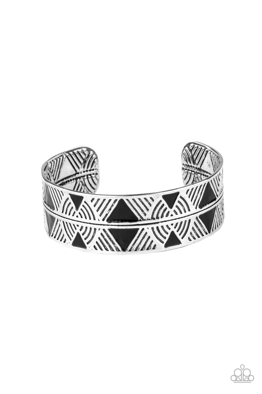 Hidden Glyphs - Black Paparazzi Accessories Bracelet $5 Jewelry with Janet Morgan Bracelets