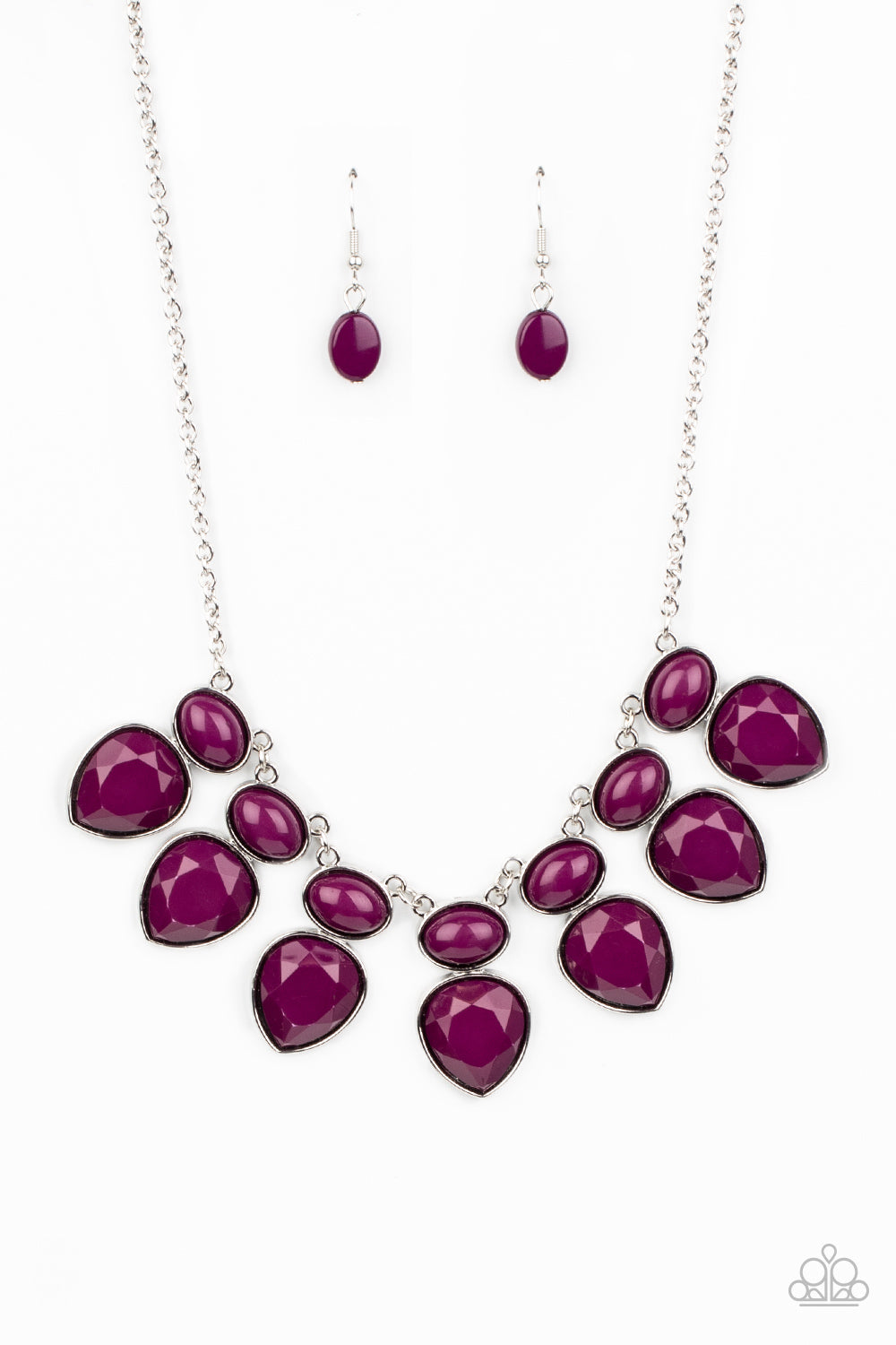 Modern Masquerade - Purple Paparazzi Accessories Necklaces $5 Jewelry with Janet Morgan Necklace