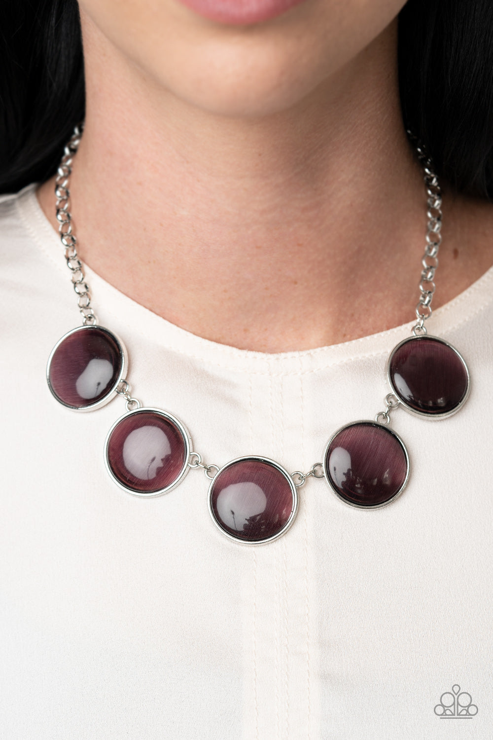 Ethereal Escape - Purple Paparazzi Accessories Necklace $5 Jewelry with Janet Morgan Necklaces