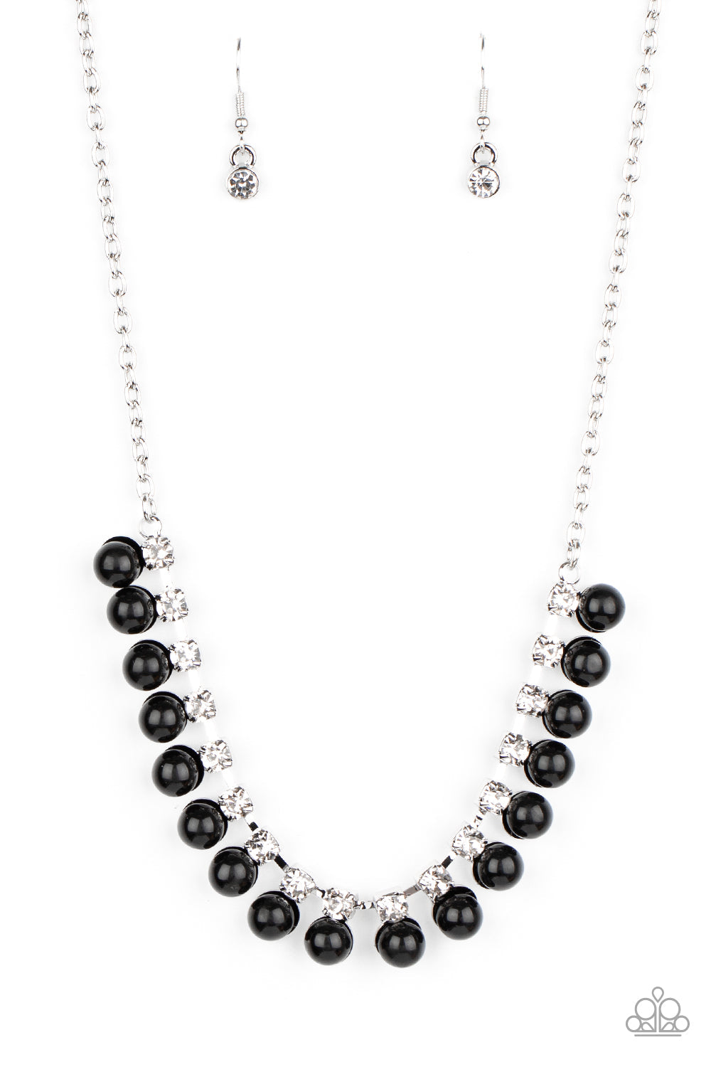 Frozen in TIMELESS - Black Paparazzi Accessories Necklace $5 Jewelry with Janet Morgan Necklaces