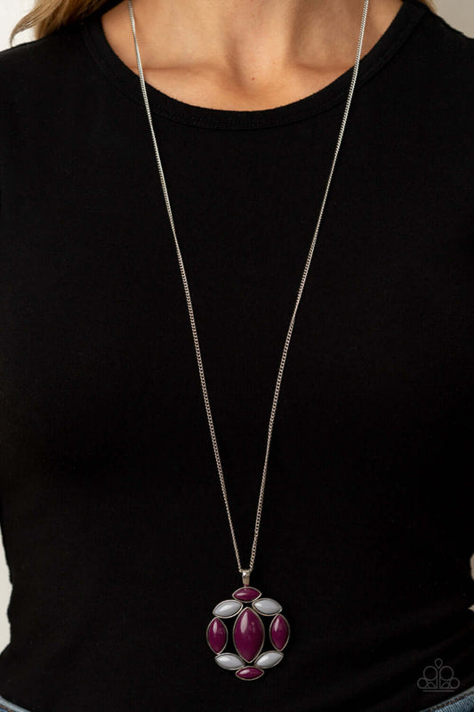 Chromatic Cache - Purple Paparazzi Accessories Necklace $5 Jewelry with Janet Morgan Necklaces