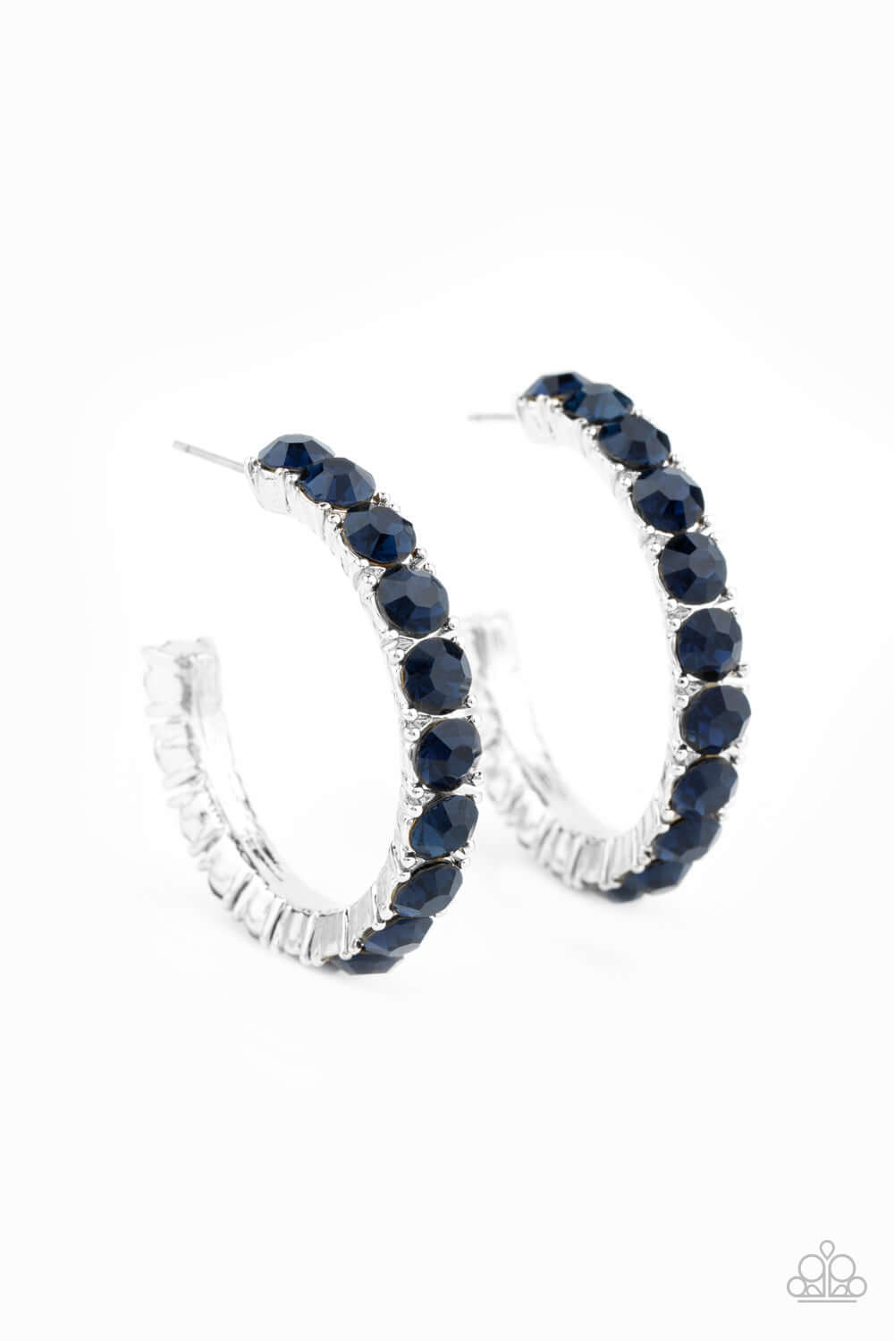 CLASSY is in Session - Blue - Paparazzi Accessories Earrings $5 Jewelry with Janet Morgan Earrings