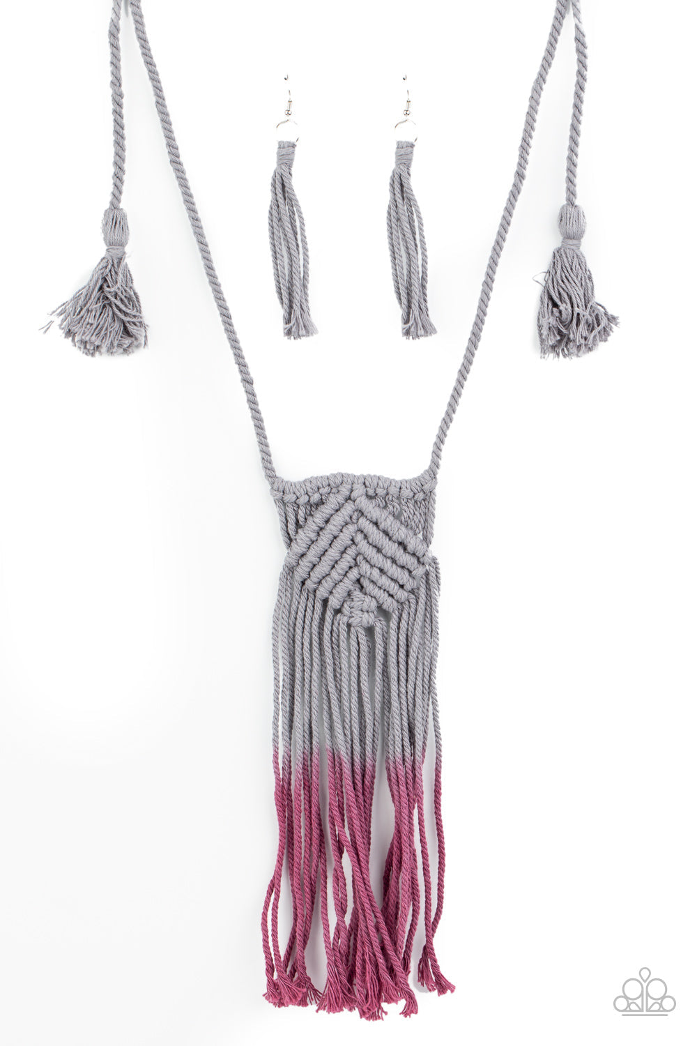 Look At MACRAME Now - Purple Paparazzi Accessories Necklace $5 Jewelry with Janet Morgan Necklaces