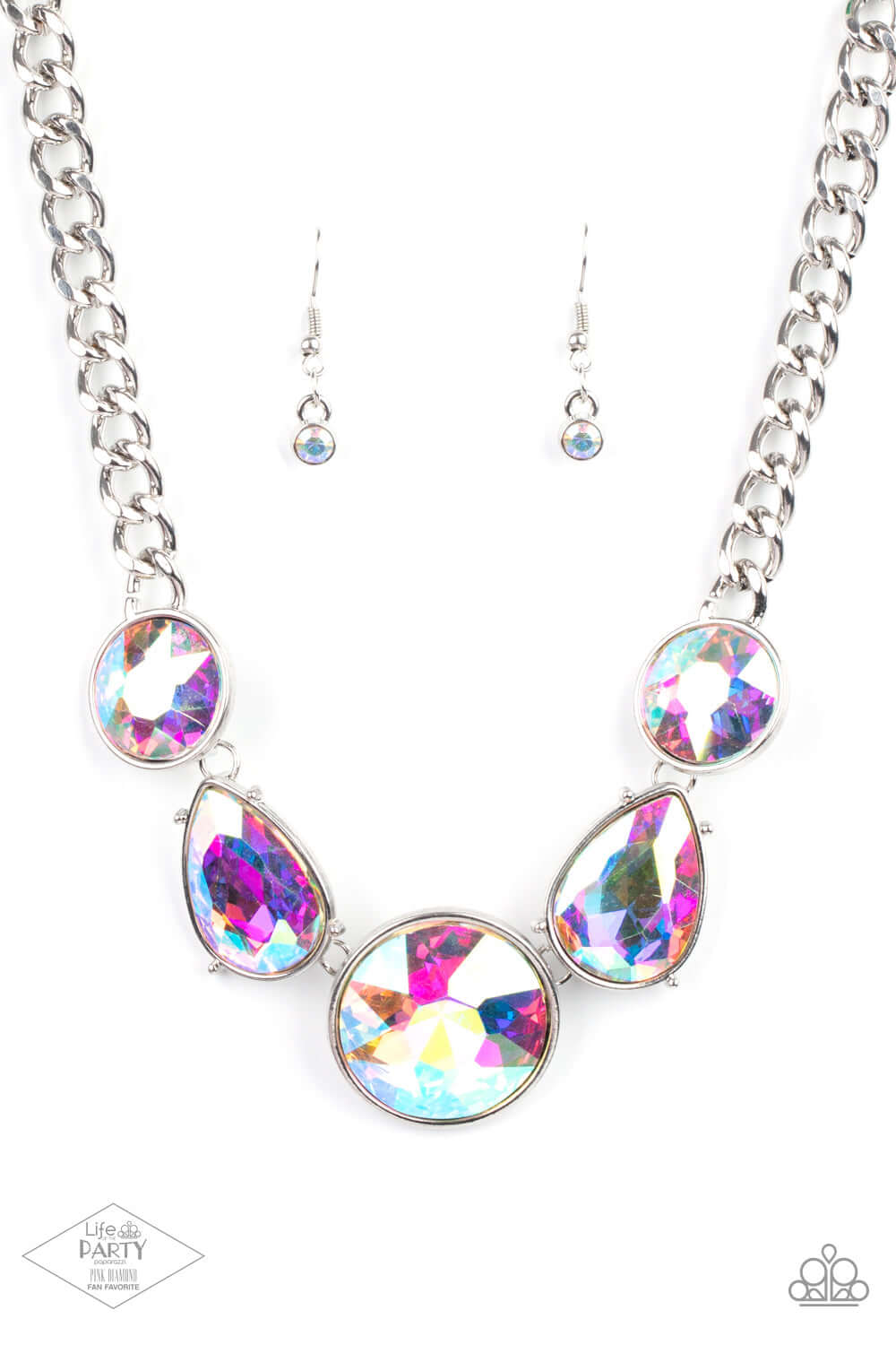 All The Worlds My Stage - Multi- Paparazzi Accessories Necklace $5 Jewelry with Janet Morgan Necklace