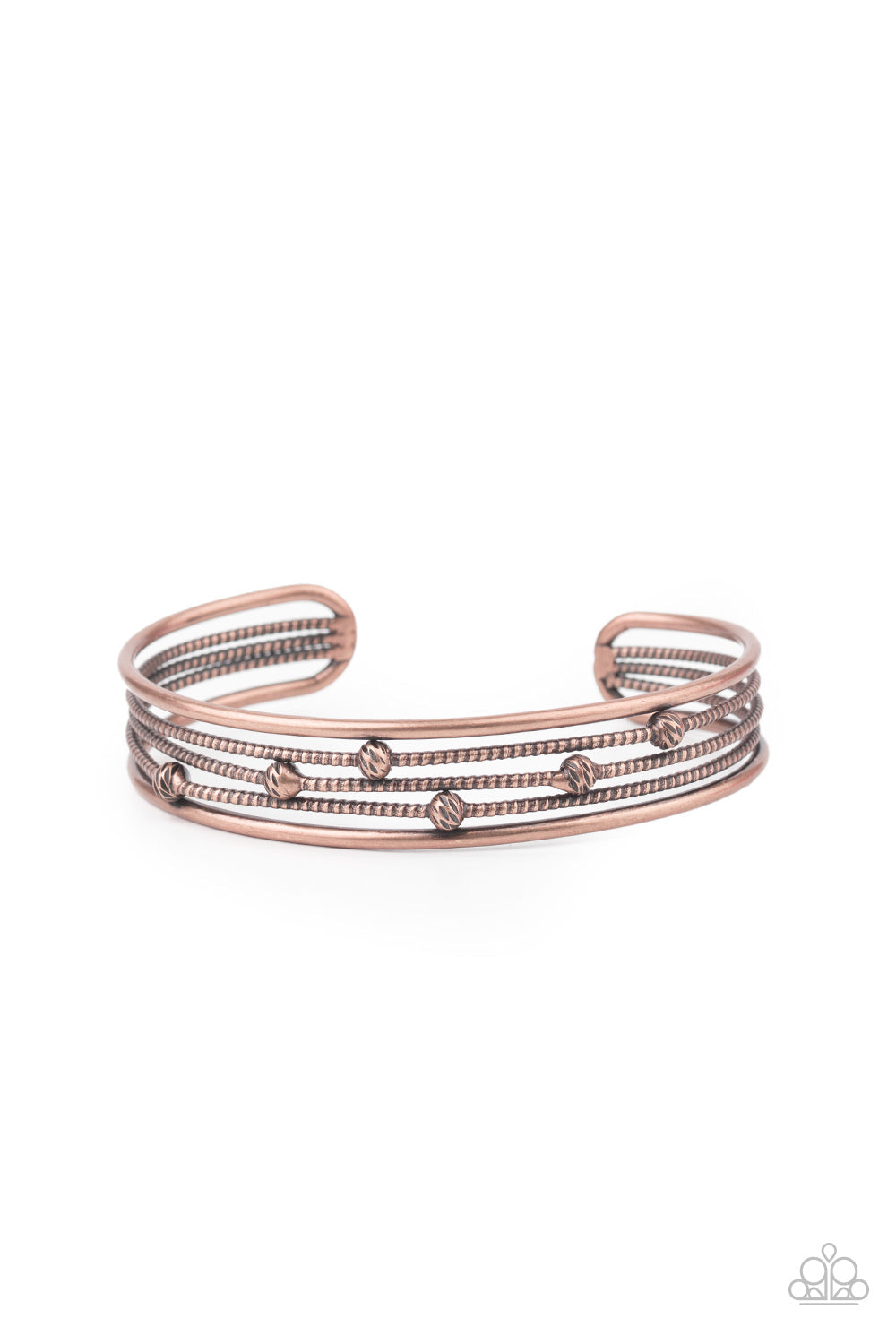 Extra Expressive - Copper Paparazzi Accessories Bracelet $5 Jewelry with Janet Morgan Bracelets