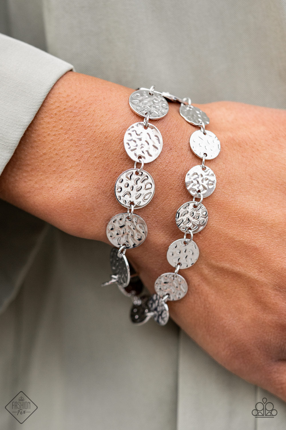 Rooted To The SPOTLIGHT - Silver Paparazzi Accessories Bracelet $5 Jewelry with Janet Morgan Bracelets