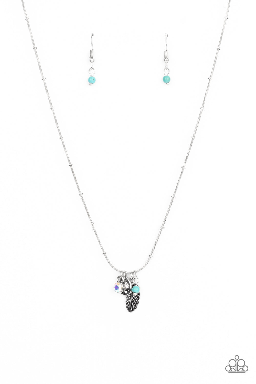 Wildly WANDER-ful - Blue Paparazzi Accessories Necklace $5 Jewelry with Janet Morgan Necklaces