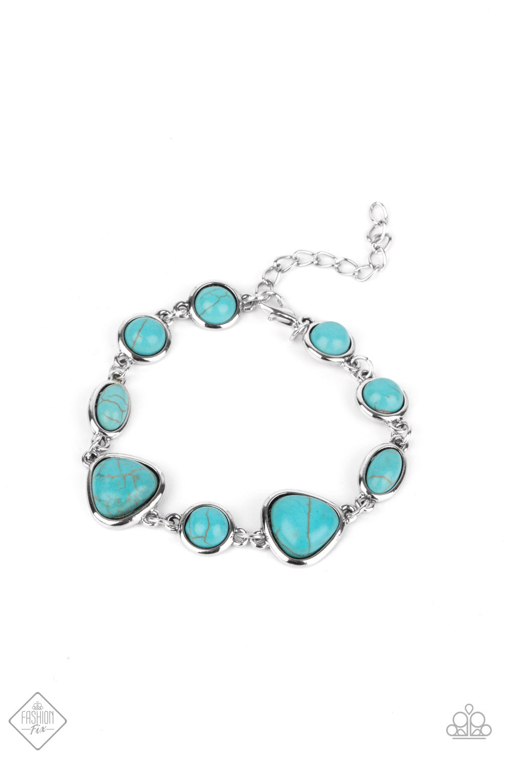 Eco-Friendly Fashionista - Blue Paparazzi Turquoise Bracelet $5 Jewelry with Janet Morgan Jewelry