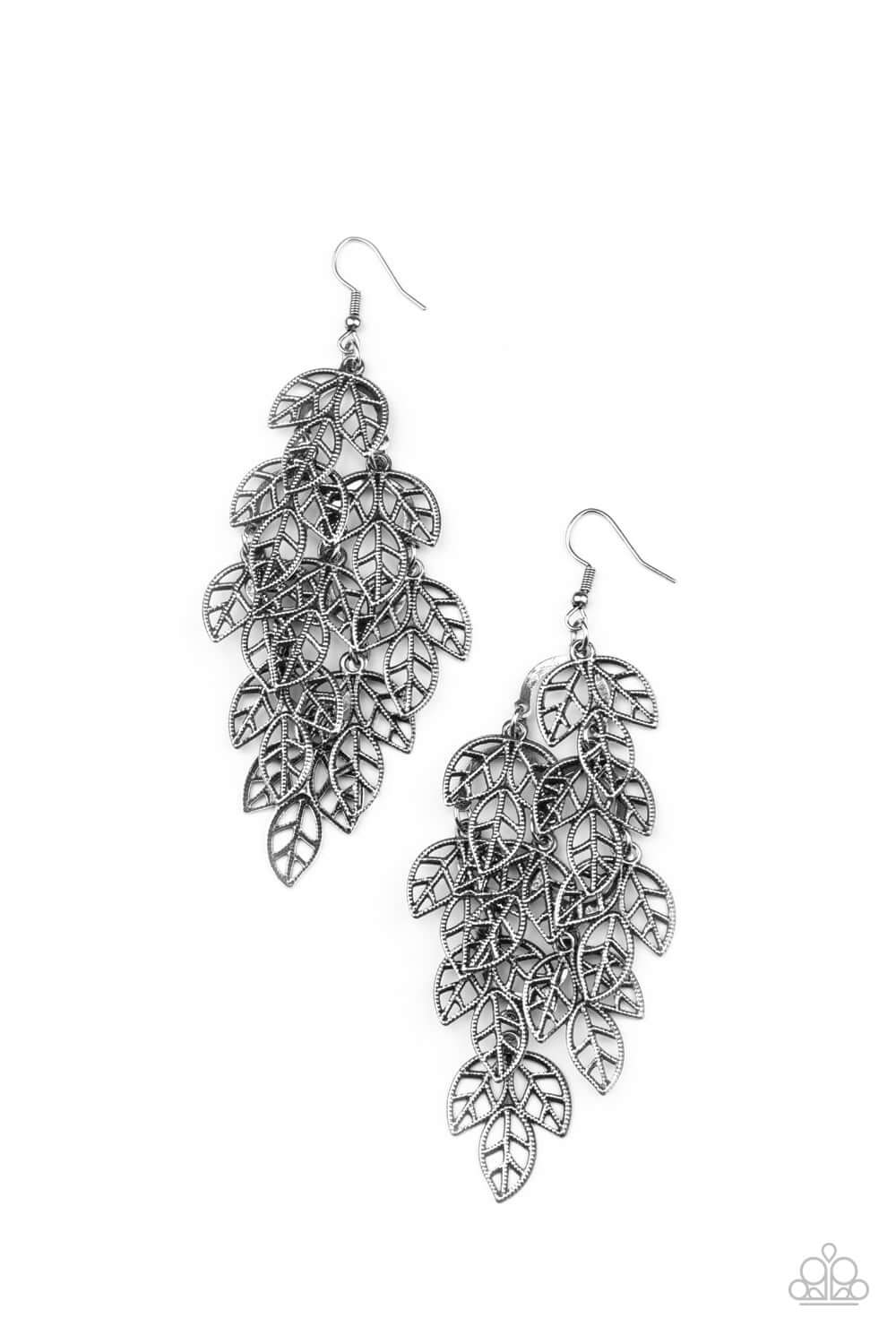 TMST Bling The Shakedown - Silver Paparazzi Accessories Earrings