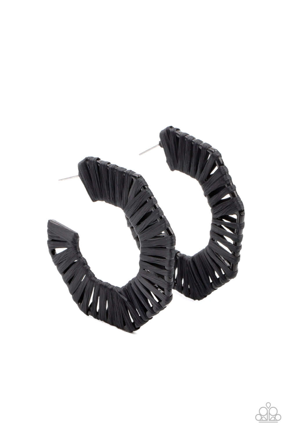 Fabulously Fiesta - Black Paparazzi Accessories Earrings $5 Jewelry with Janet Morgan Earrings