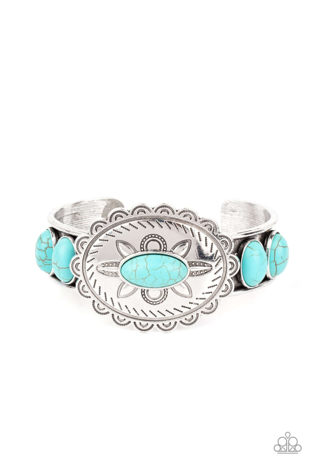 Canyon Heirloom - Blue - Paparazzi Accessories Bracelet $5 Jewelry with Janet Morgan Bracelets