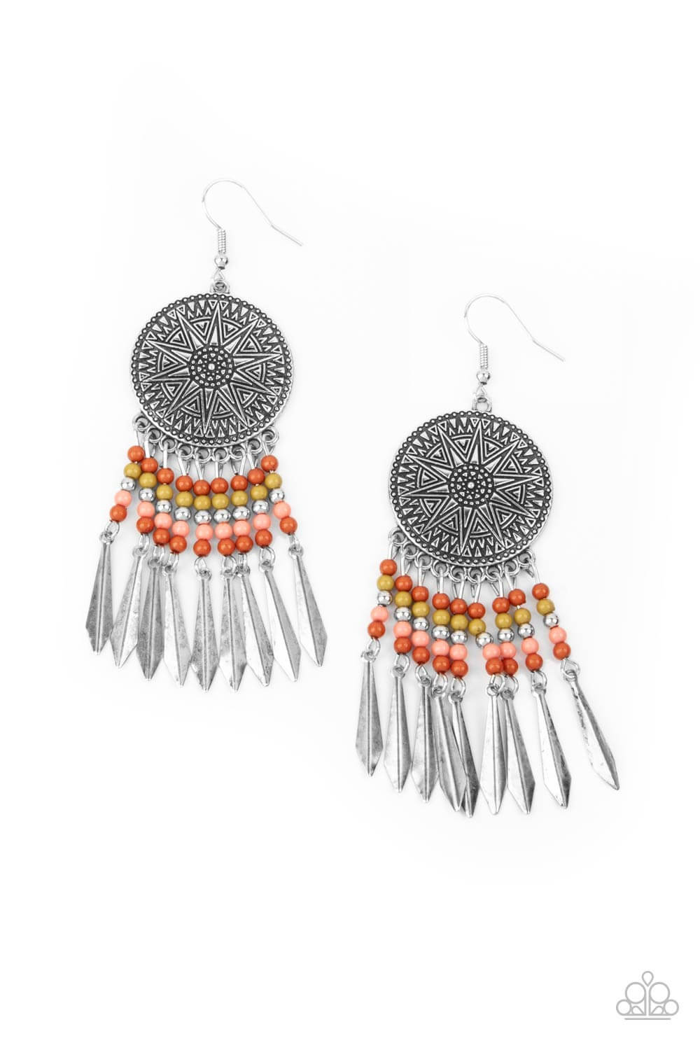 TMST Bling Sun Warrior - Multi Paparazzi Accessories Earrings