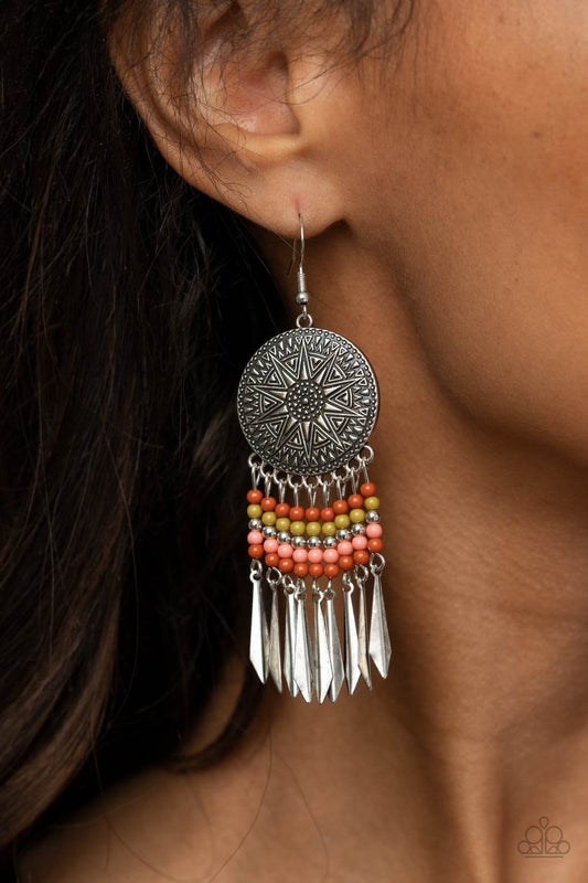 TMST Bling Sun Warrior - Multi Paparazzi Accessories Earrings