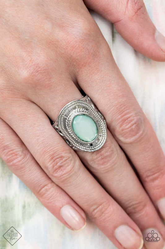 Calm And Classy - Blue Paparazzi Ring $5 Jewelry with Janet Morgan rings