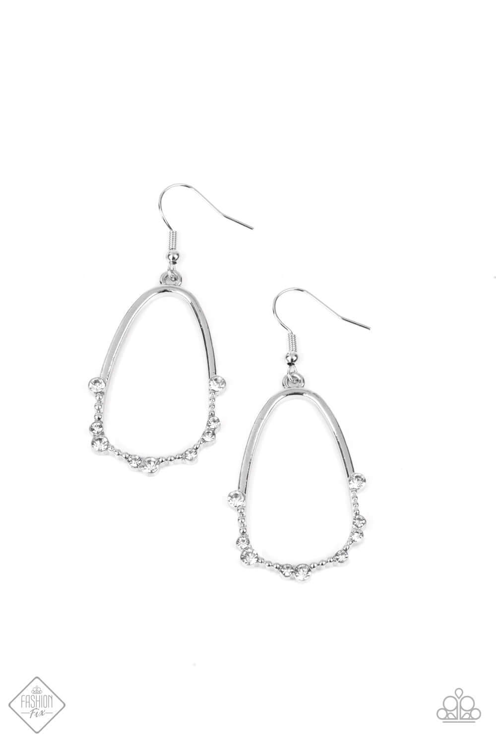 Ready or YACHT - Paparazzi Accessories White Earrings $5 Jewelry with Janet Morgan EARRINGS