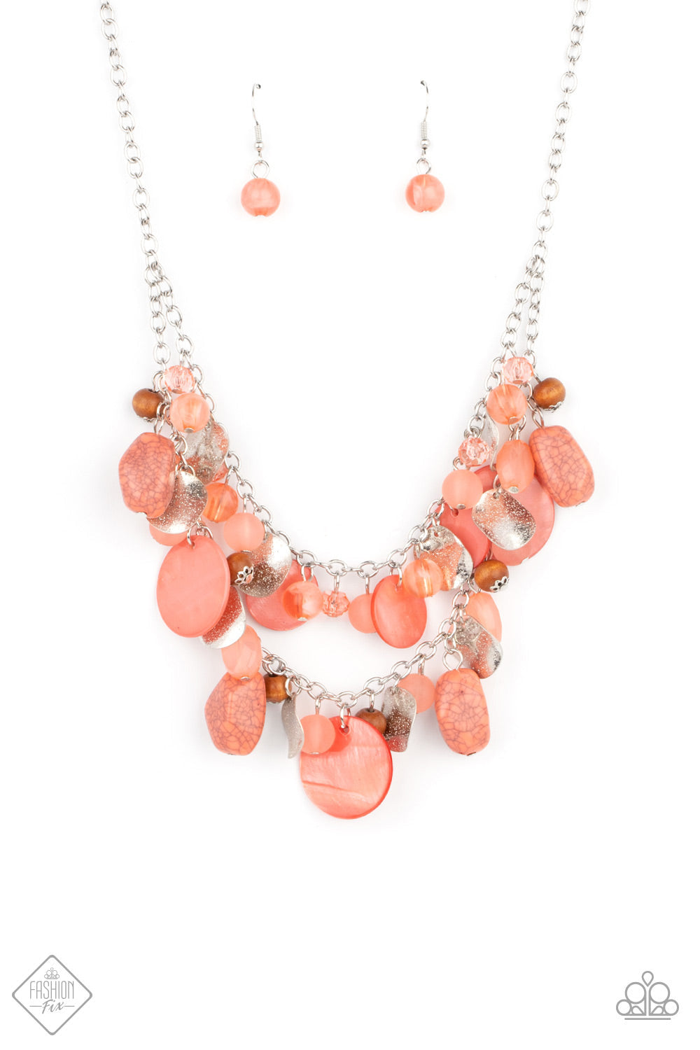 TMST Bling Spring Goddess - Orange Paparazzi Accessories Necklace