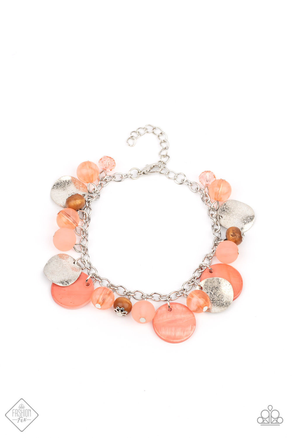 TMST Bling Springtime Springs - Orange Paparazzi Accessories Bracelet