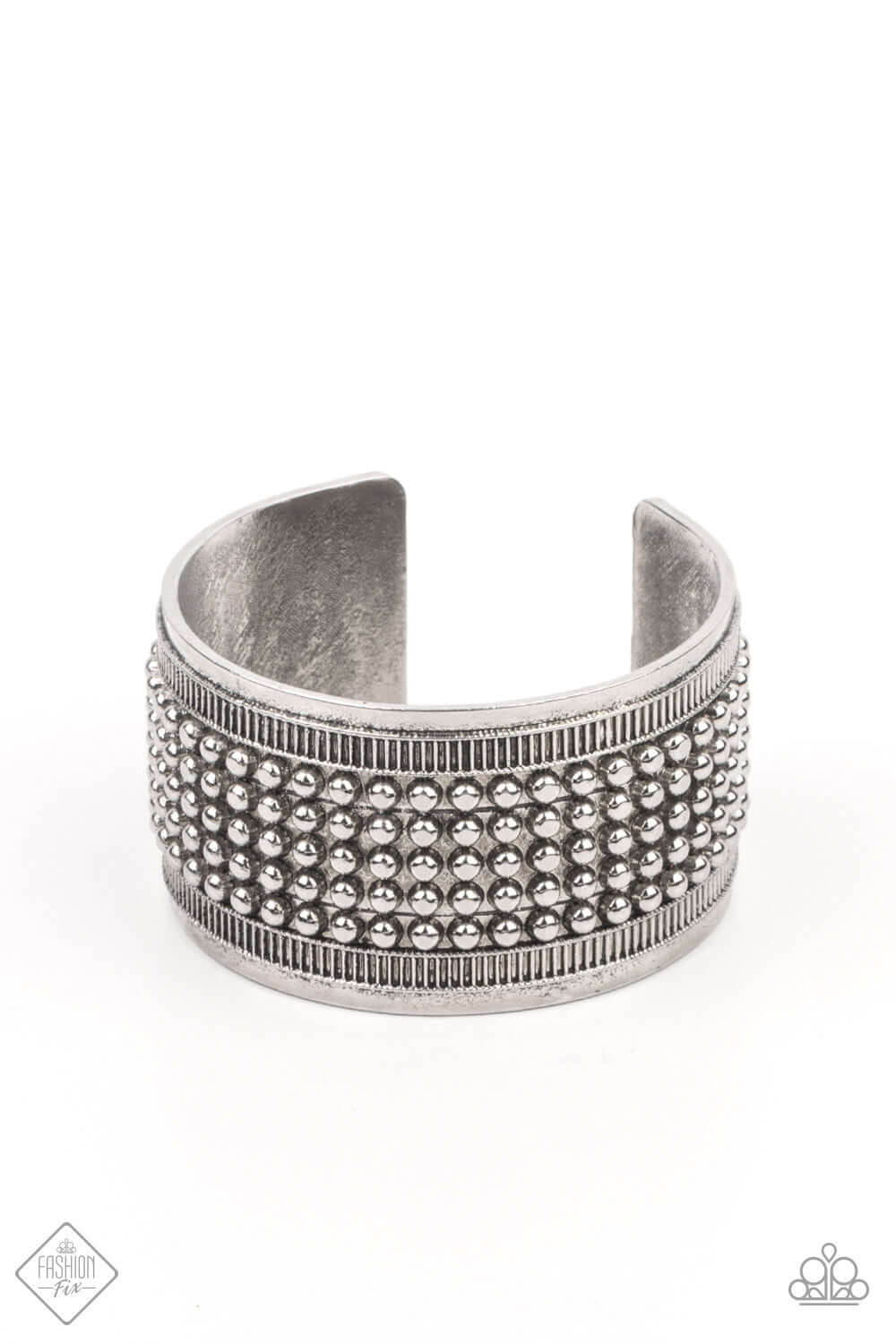 Bronco Bust - Silver Paparazzi Accessories Bracelet $5 Jewelry with Janet Morgan Bracelets