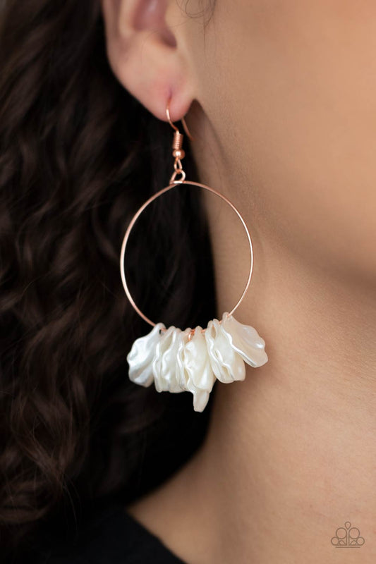 Sailboats and Seashells - Copper Paparazzi Accessories Earrings $5 Jewelry with Janet Morgan Earrings