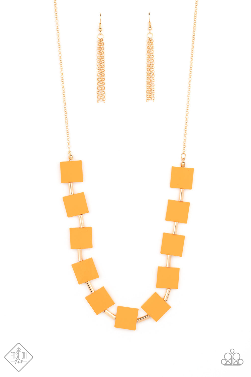 Hello, Material Girl - Paparazzi Accessories Orange Necklace $5 Jewelry with Janet Morgan Necklaces