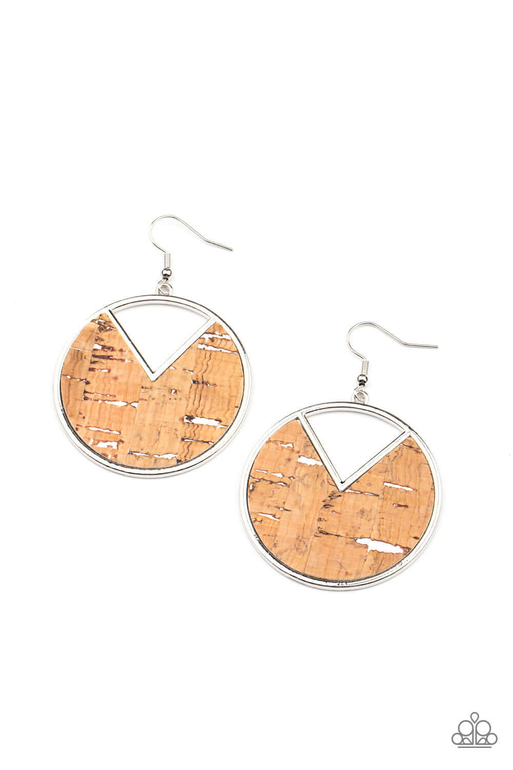 Nod to Nature - White Paparazzi Accessories Earrings $5 Jewelry with Janet Morgan Earrings