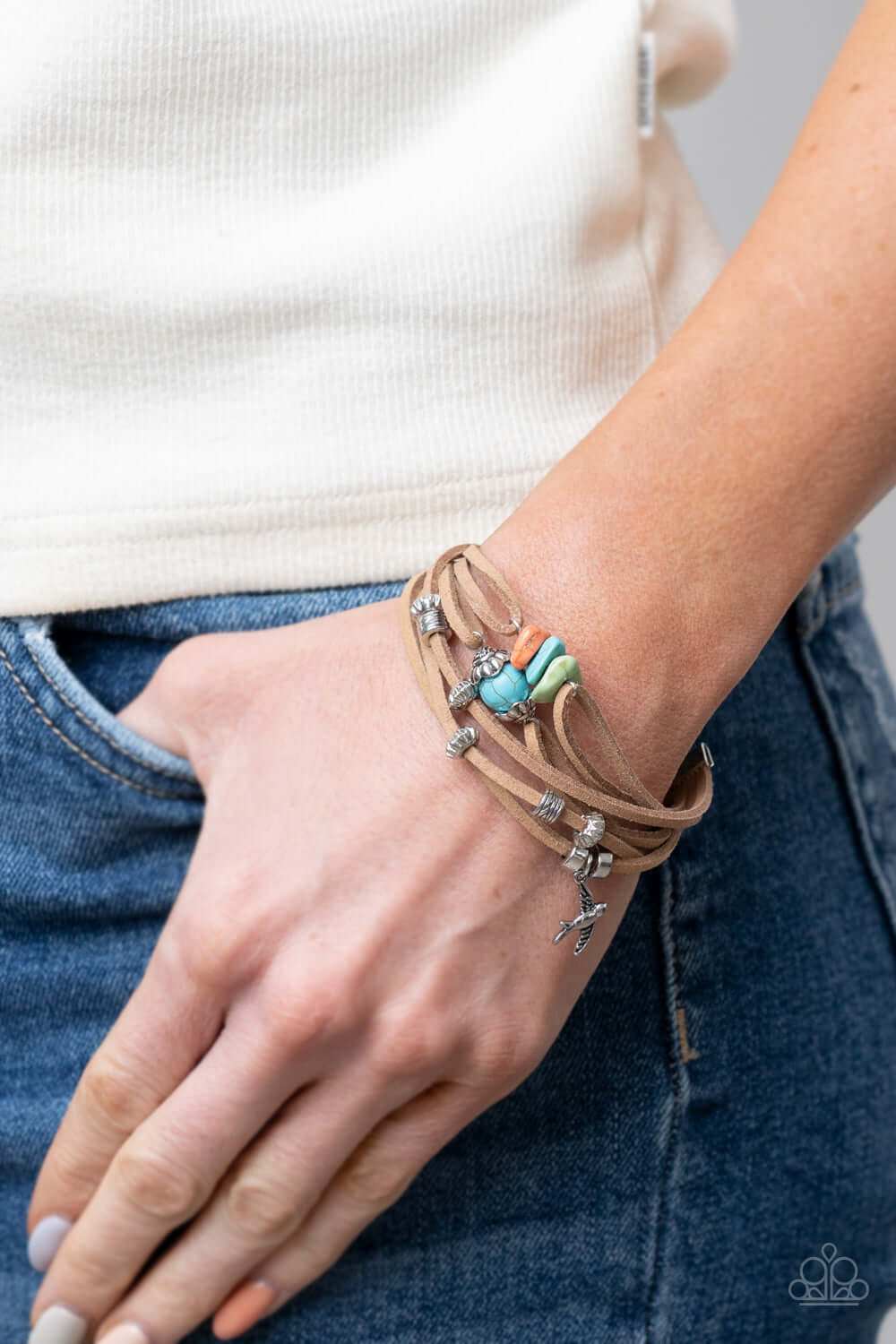 Canyon Flight - Multi - Paparazzi Accessories Bracelet $5 Jewelry with Janet Morgan Bracelets