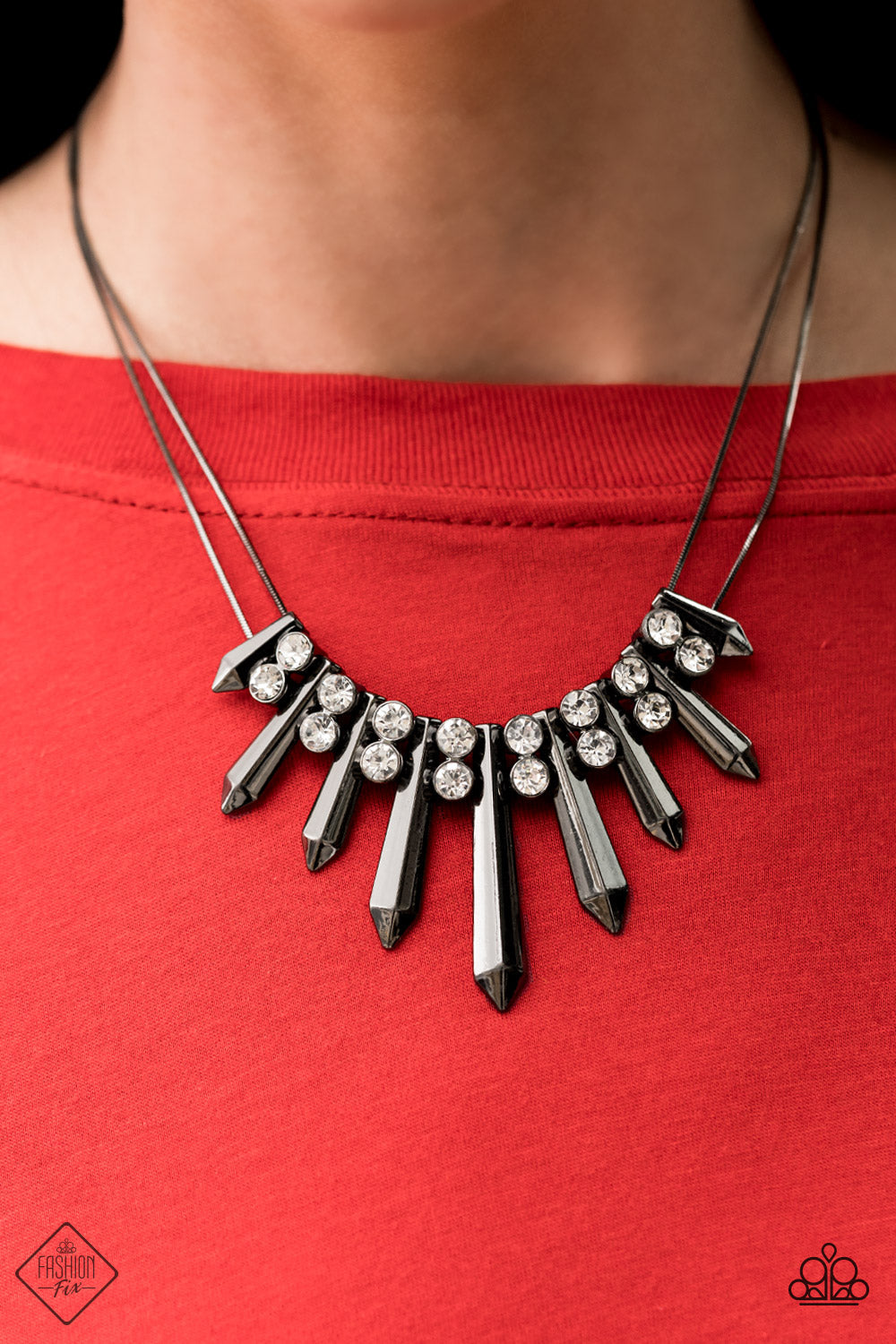 Dangerous Dazzle - Paparazzi Accessories Necklace $5 Jewelry with Janet Morgan Necklaces