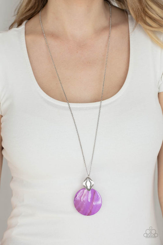 Tidal Tease - Purple Paparazzi Accessories Necklace $5 Jewelry with Janet Morgan Necklaces