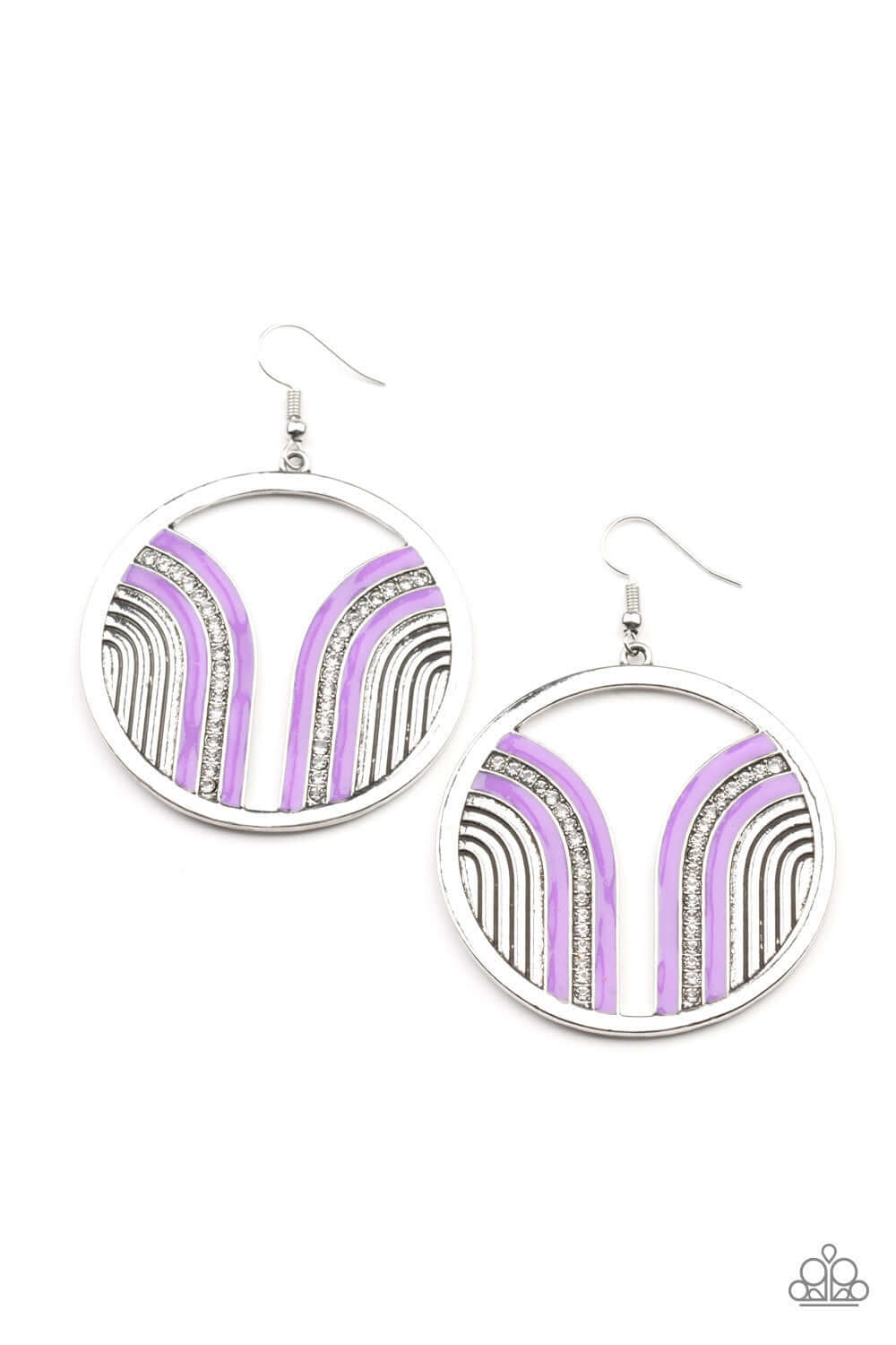 Delightfully Deco - Paparazzi Accessories Purple Earrings $5 Jewelry with Janet Morgan EARRINGS