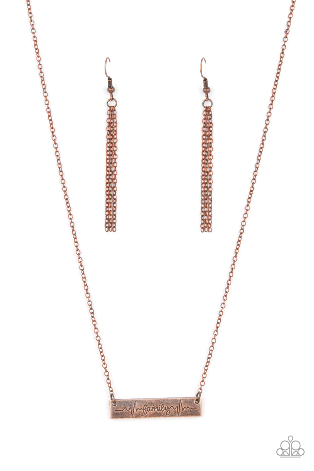 Living The Mom Life - Copper Paparazzi Accessories Necklace $5 Jewelry with Janet Morgan Necklace