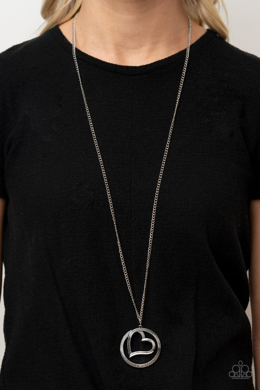 Positively Perfect - Silver Paparazzi Accessories Necklace $5 Jewelry with Janet Morgan Necklaces