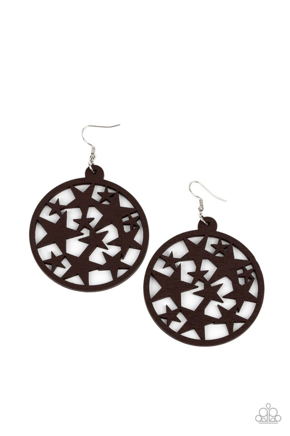 Cosmic Paradise - Paparazzi Accessories Brown Earrings $5 Jewelry with Janet Morgan EARRINGS