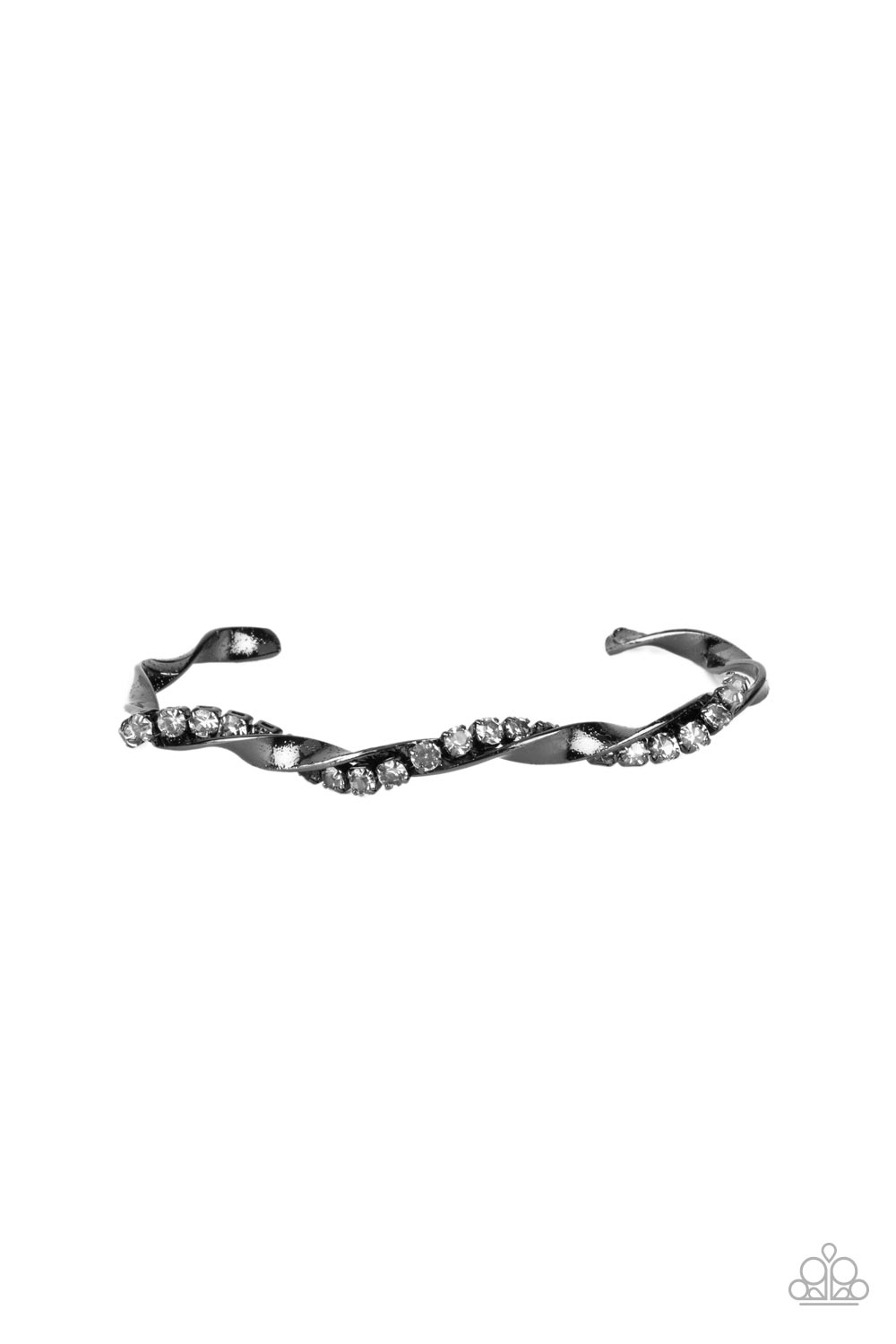 Twisted Twinkle - Black Paparazzi Accessories Bracelet $5 Jewelry with Janet Morgan Bracelets