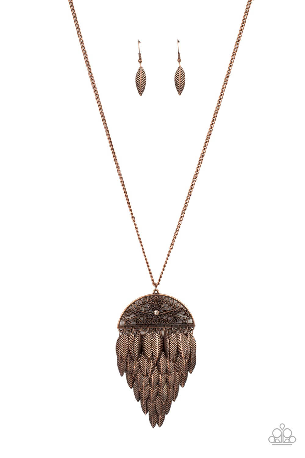 Canopy Cruise - Copper - Paparazzi Accessories Necklace $5 Jewelry with Janet Morgan Necklace