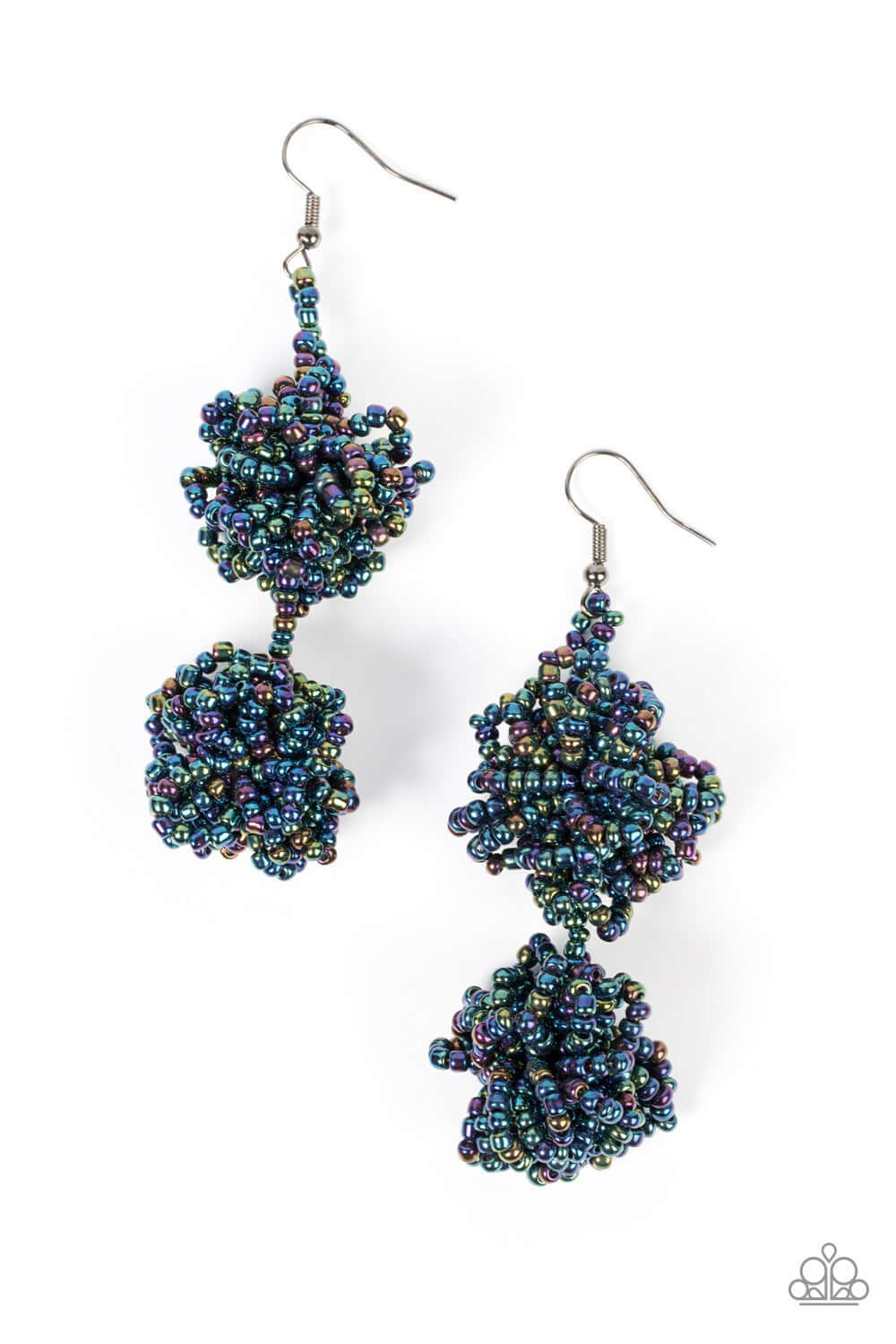 Celestial Collision - Paparazzi Accessories Multi Oil Spill Earrings $5 Jewelry with Janet Morgan EARRINGS