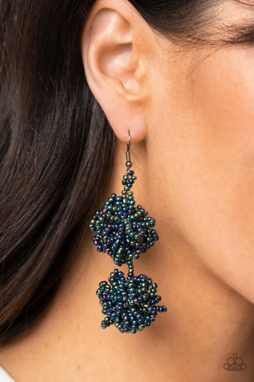 Celestial Collision - Paparazzi Accessories Multi Oil Spill Earrings $5 Jewelry with Janet Morgan EARRINGS