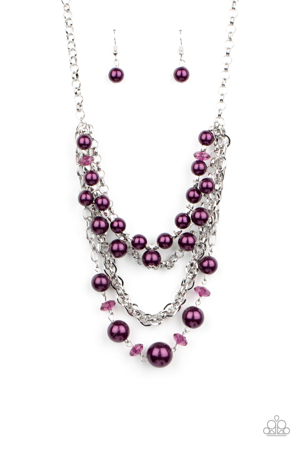 Rockin Rockette - Purple Paparazzi Accessories Necklace $5 Jewelry with Janet Morgan Necklaces