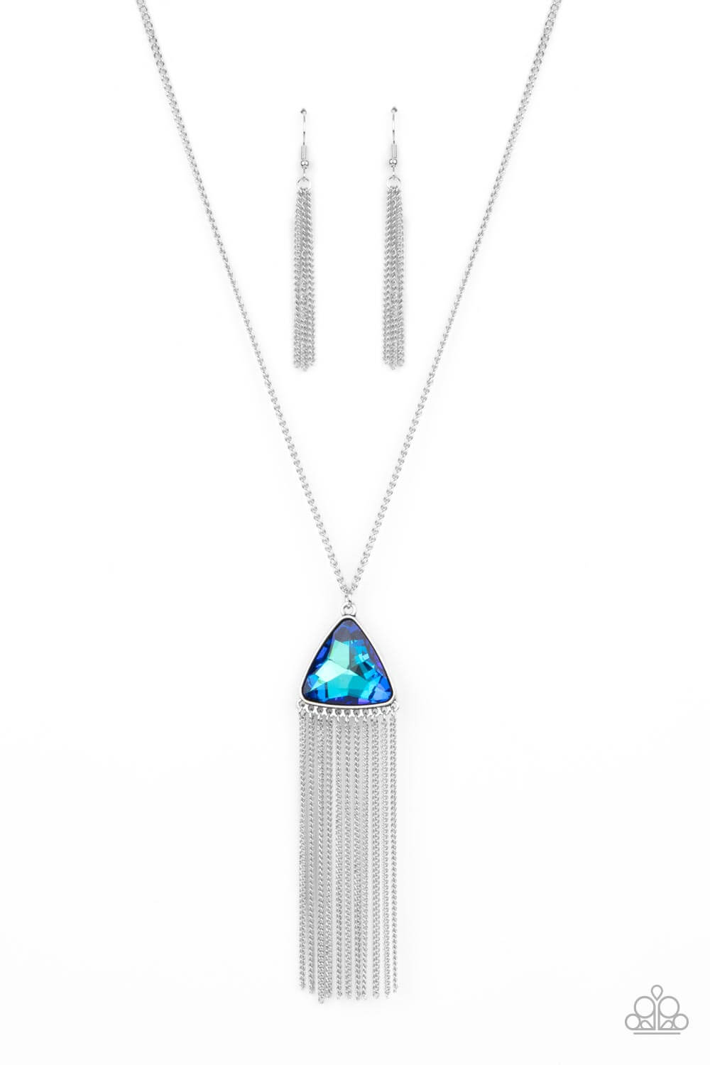 Proudly Prismatic - Blue Paparazzi Accessories Necklace $5 Jewelry with Janet Morgan Necklaces