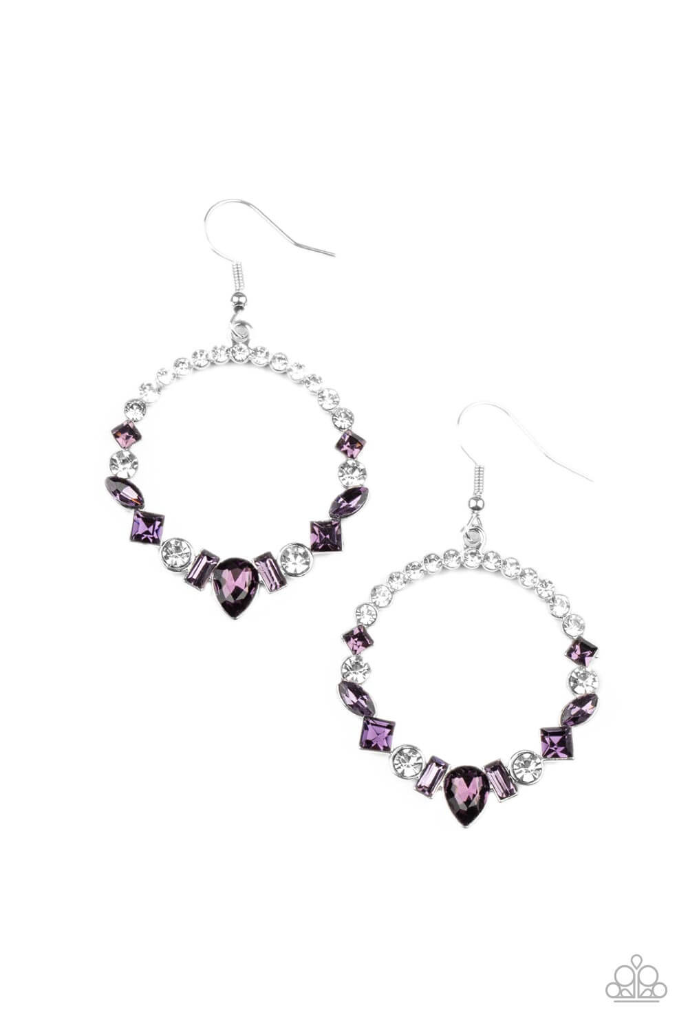 Revolutionary Refinement - Purple Paparazzi Accessories Earrings $5 Jewelry with Janet Morgan Earrings