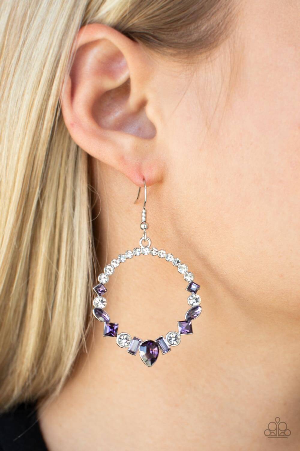 Revolutionary Refinement - Purple Paparazzi Accessories Earrings $5 Jewelry with Janet Morgan Earrings