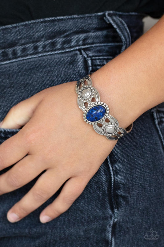 TMST Bling Solar Solstice - Blue Paparazzi Accessories Bracelet