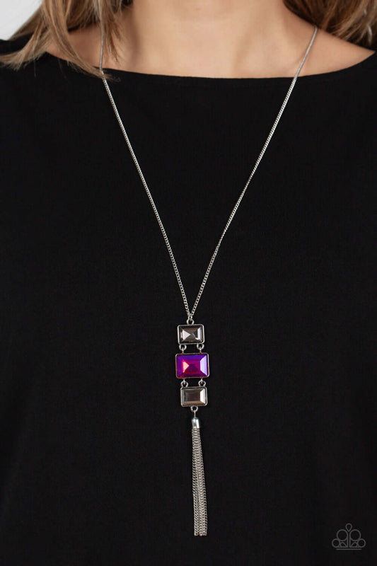 TMST Bling Uptown Totem - Paparazzi Accessories Pink Necklace