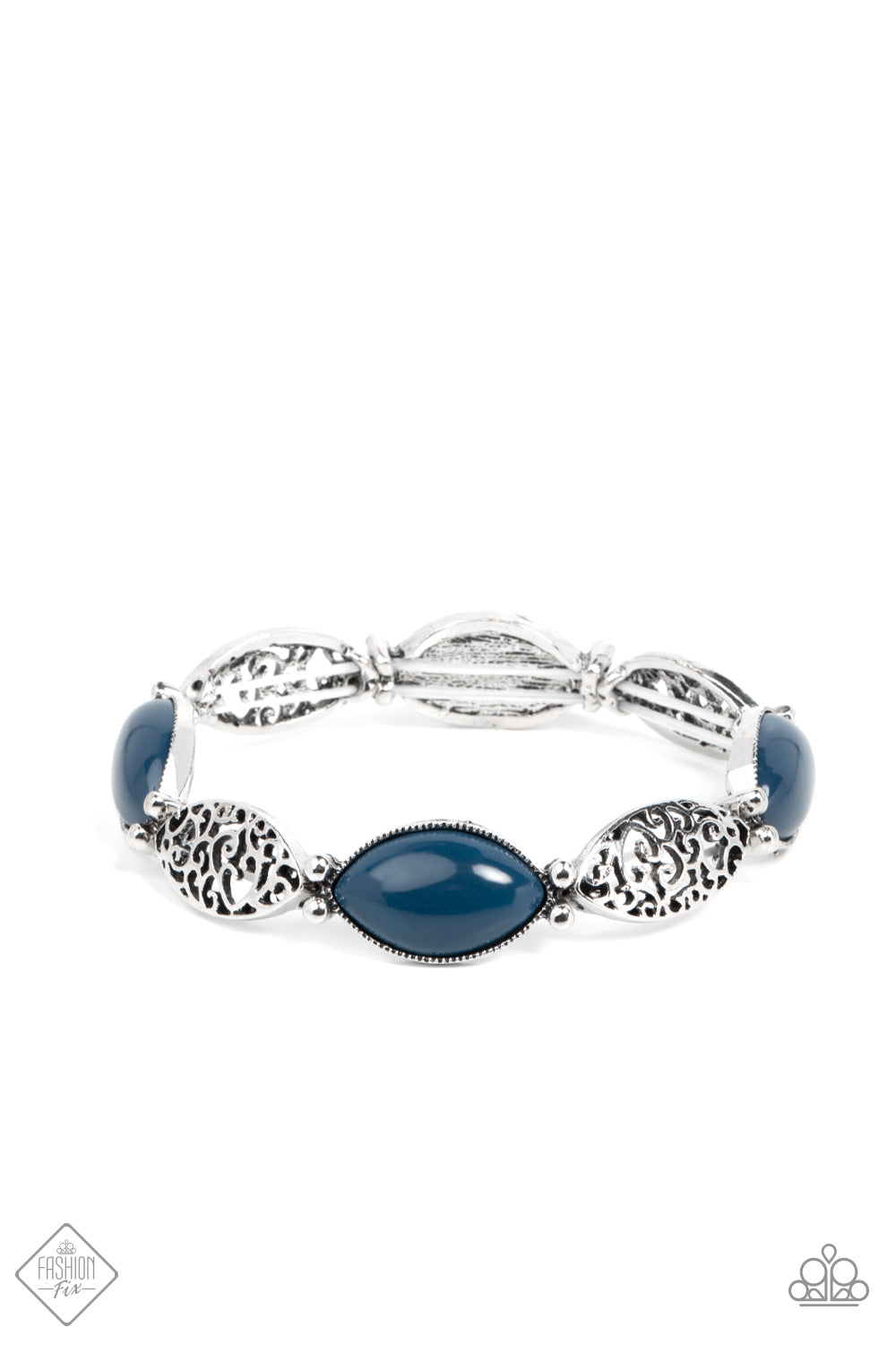 Garden Rendezvous - Blue Paparazzi Accessories Bracelet $5 Jewelry with Janet Morgan Bracelets