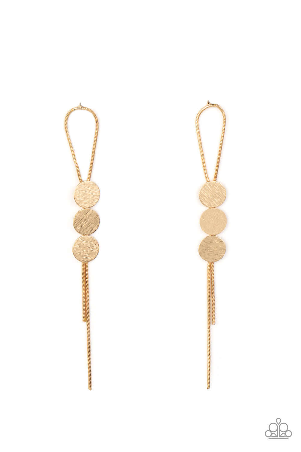 Bolo Beam - Paparazzi Accessories Gold Earring $5 Jewelry with Janet Morgan EARRINGS