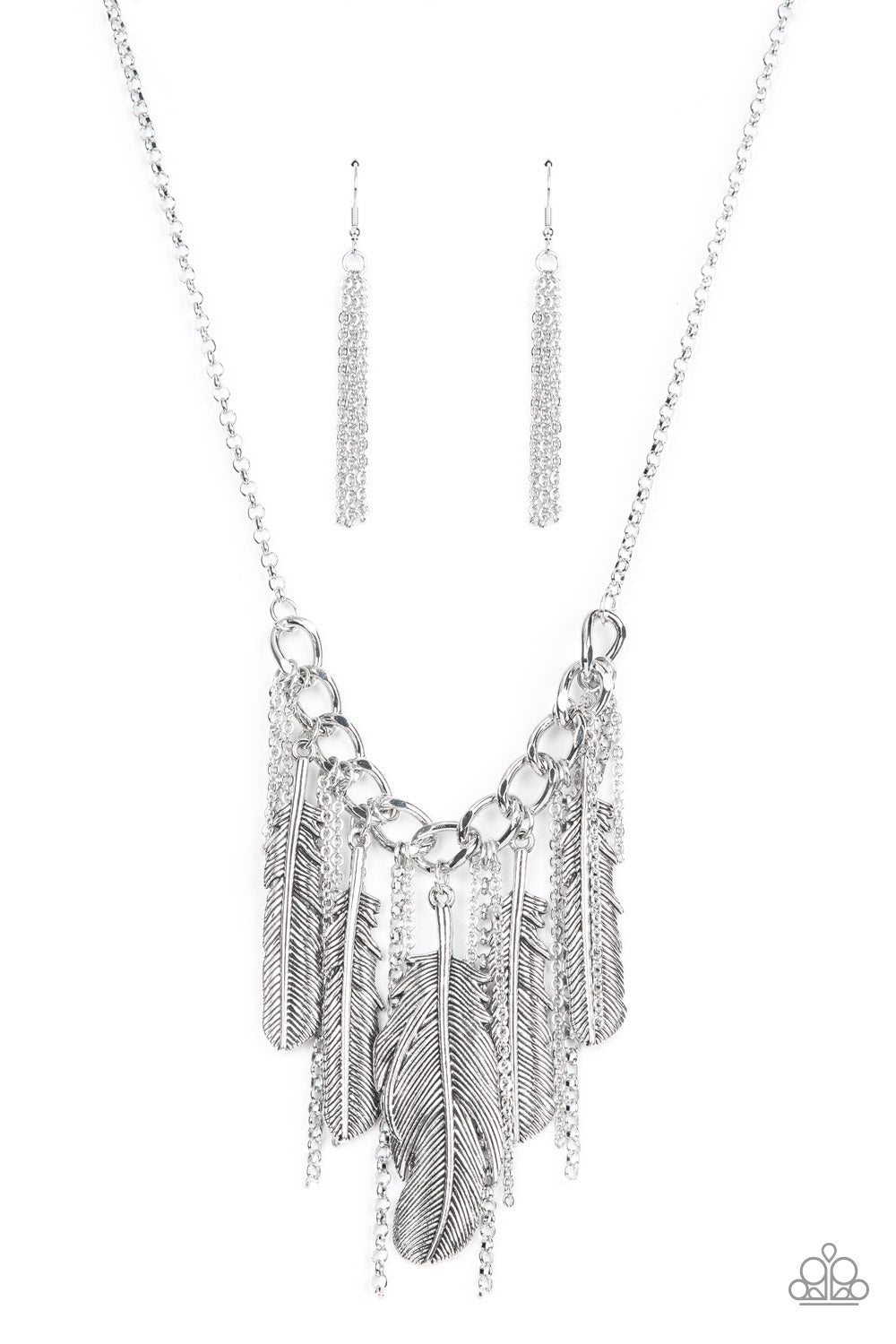 NEST Friends Forever - Paparazzi Accessories Silver Necklaces $5 Jewelry with Janet Morgan Necklaces