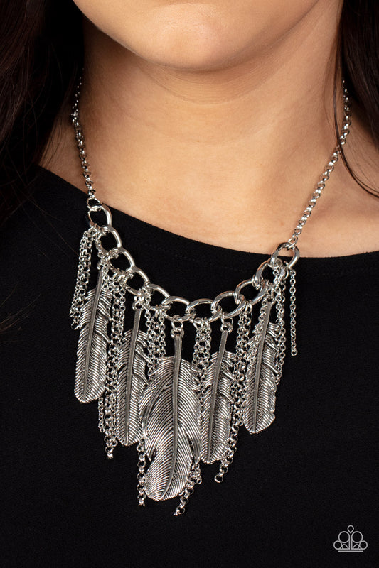 NEST Friends Forever - Paparazzi Accessories Silver Necklaces $5 Jewelry with Janet Morgan Necklaces