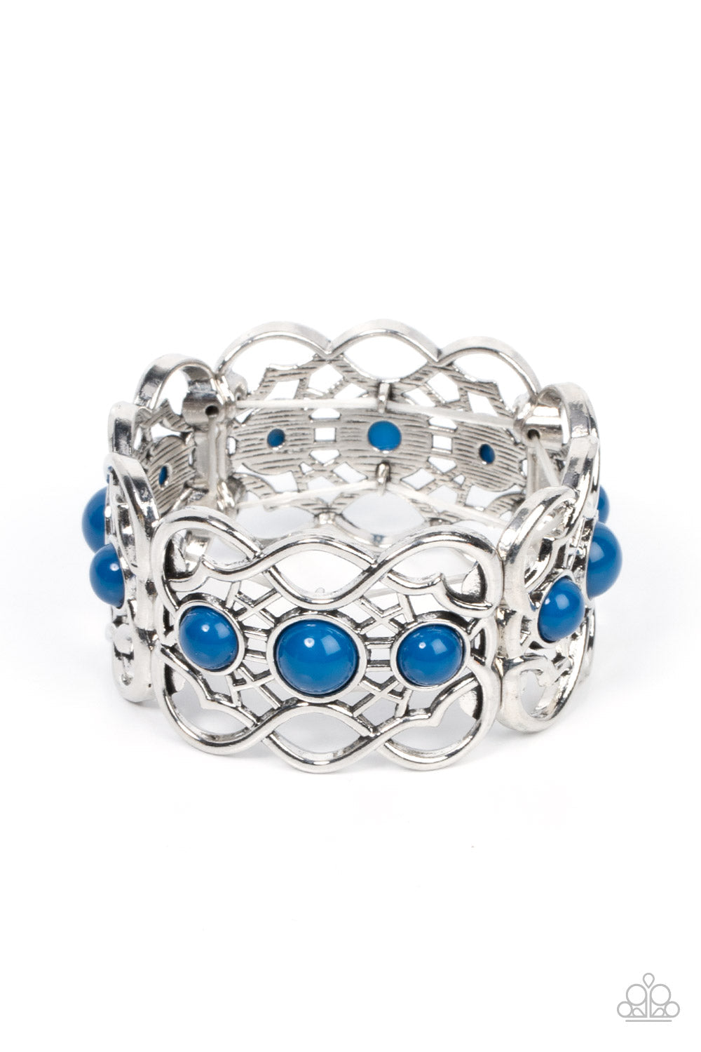 TMST Bling Very Versailles - Blue Paparazzi Accessories Bracelet