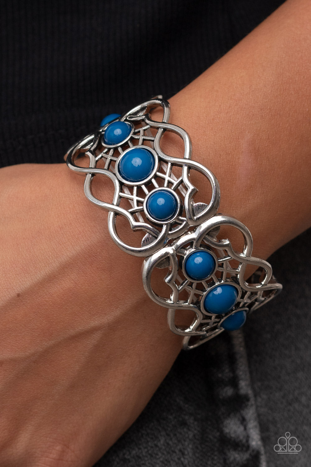 TMST Bling Very Versailles - Blue Paparazzi Accessories Bracelet