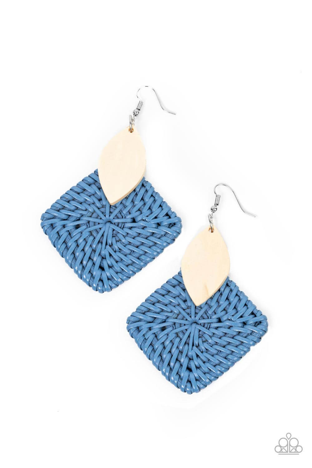 Sabbatical WEAVE - Paparazzi Accessories Blue Earrings $5 Jewelry with Janet Morgan Earrings